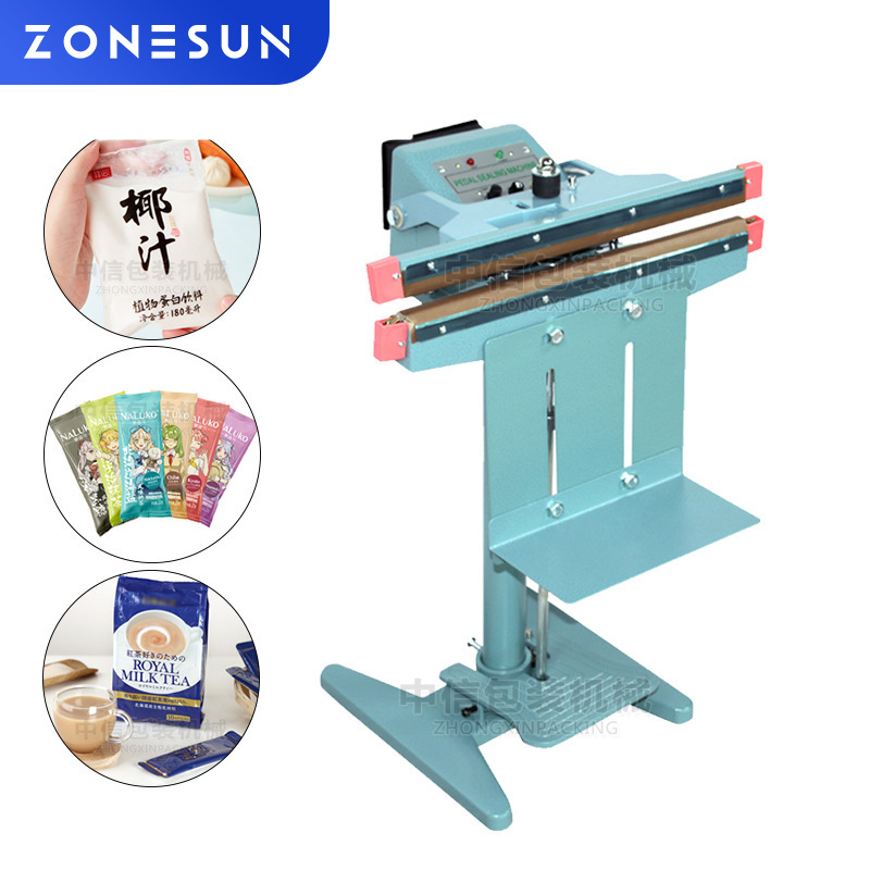 ZS-FK350A/B脚踏两用铝箔加热封口机食品饮料机塑料袋热合机