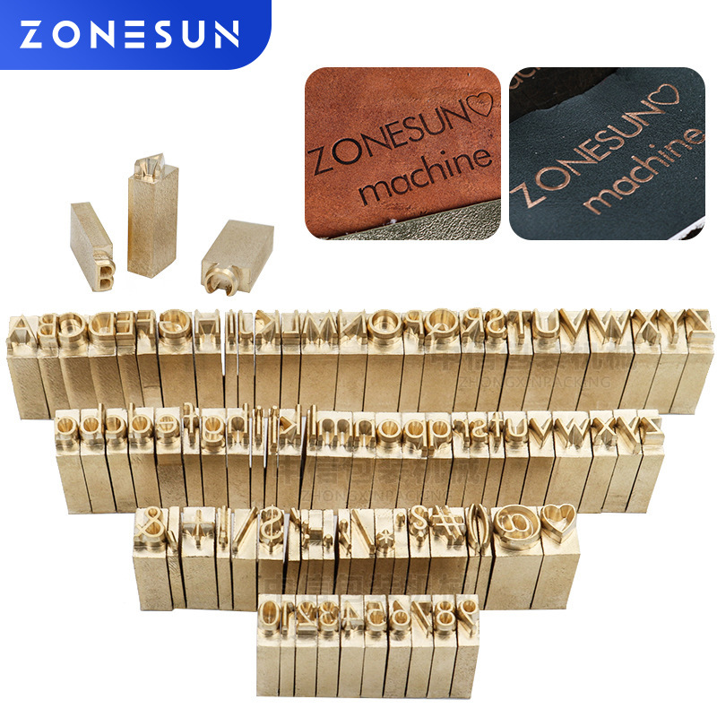 ZS110烫金机配套字粒模具DIY字母数字符号烙印冲压雕刻模具