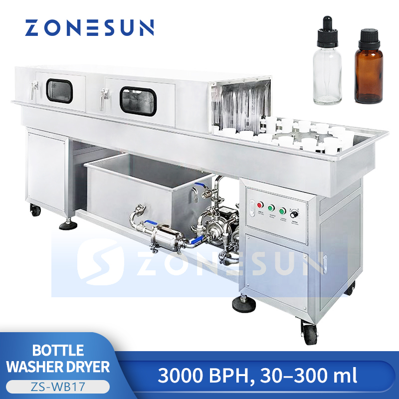 ZS-WB17 全自動48頭瓶子沖洗烘干機